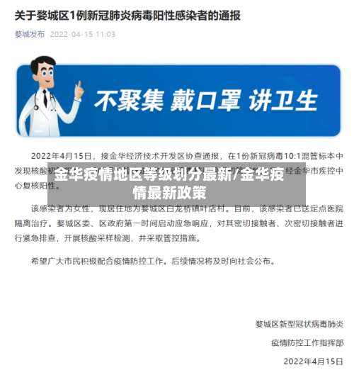 金华疫情地区等级划分最新/金华疫情最新政策-第3张图片