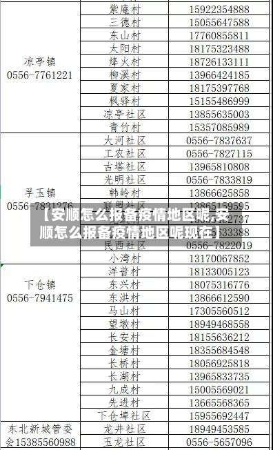 【安顺怎么报备疫情地区呢,安顺怎么报备疫情地区呢现在】-第3张图片