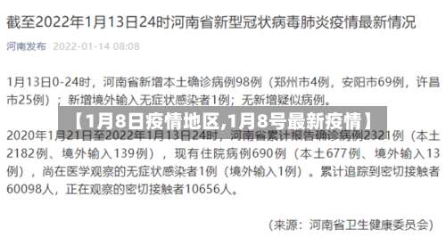 【1月8日疫情地区,1月8号最新疫情】-第1张图片