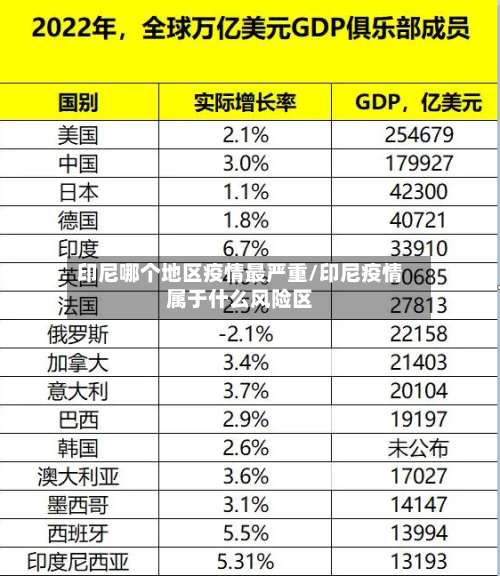 印尼哪个地区疫情最严重/印尼疫情属于什么风险区-第2张图片