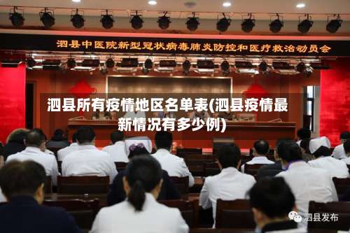 泗县所有疫情地区名单表(泗县疫情最新情况有多少例)-第2张图片