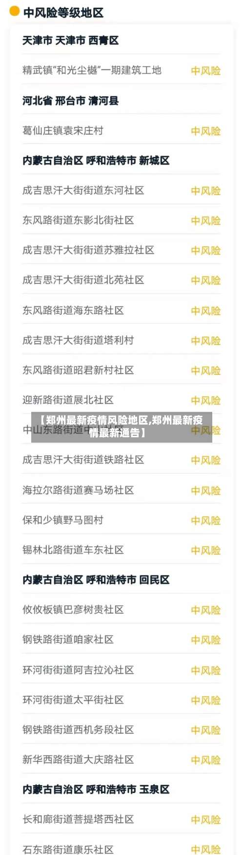 【郑州最新疫情风险地区,郑州最新疫情最新通告】-第3张图片